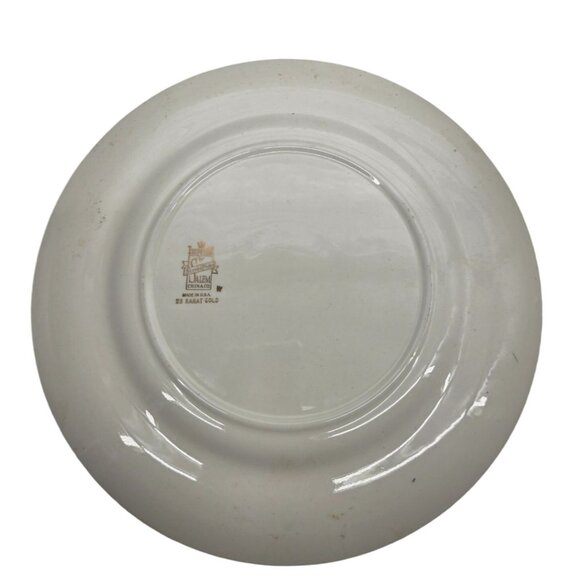 Antique Salem China Imperial Service Plate 23K Gold Trim‎ - Picture 5 of 6